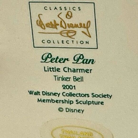 Walt Disney Collection Tinkerbell Figurine Little Charmer Multicolor Retired - Picture 6 of 6
